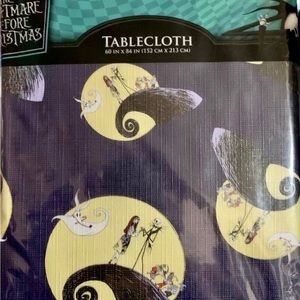 Nightmare Before Christmas Blue Tablecloth 60 x 84 BRAND NEW